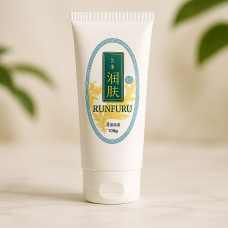 Крем молочный белый для гуаша массажа лица 100 грамм RUNFURU