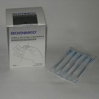 Акупунктурные серебряные иглы 0.35х50мм 100шт с индивидуальной трубкой