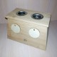 Бамбуковая коробка для прижигания на 2гнезда