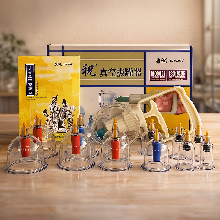 Набор банок для вакуумного массажа KANGZHU 12 штук