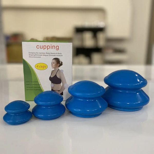 Набор резиновых банок для вакуумного массажа 4штуки