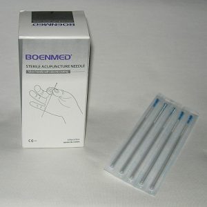 Акупунктурные серебряные иглы 0.30х50мм 100шт с индивидуальной трубкой