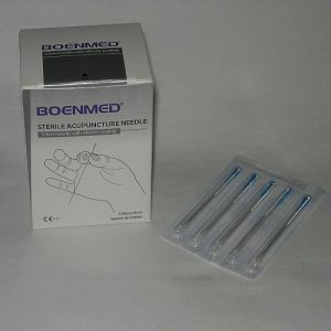 Акупунктурные серебряные иглы 0.20х25мм 100шт с индивидуальной трубкой
