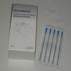 Акупунктурные серебряные иглы 0.22х40мм 100шт с индивидуальной трубкой