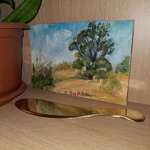 Скребок гуаша типа сабли (ножа) 178х40х3мм