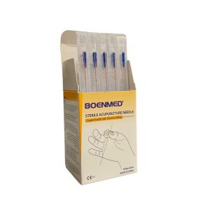 Акупунктурные иглы 0.25х25мм 100шт с медной ручкой и индивидуальной трубкой Акупунктурные иглы 0.25х25мм 100шт с медной ручкой и индивидуальной трубкой
