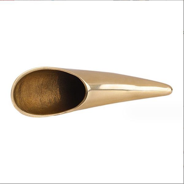 Скребок гуаша рог 160х45х3мм из латуни